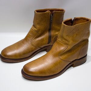 Vintage Shoe Company Brown Leather Chelsea Boots Made in USA Men’s Size 10M